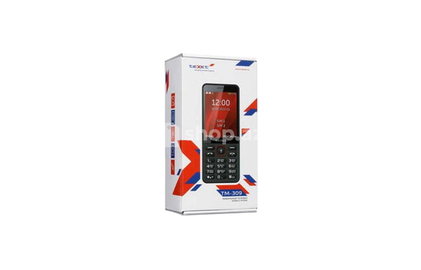 Mobil telefon Texet TM-309 Black-Red