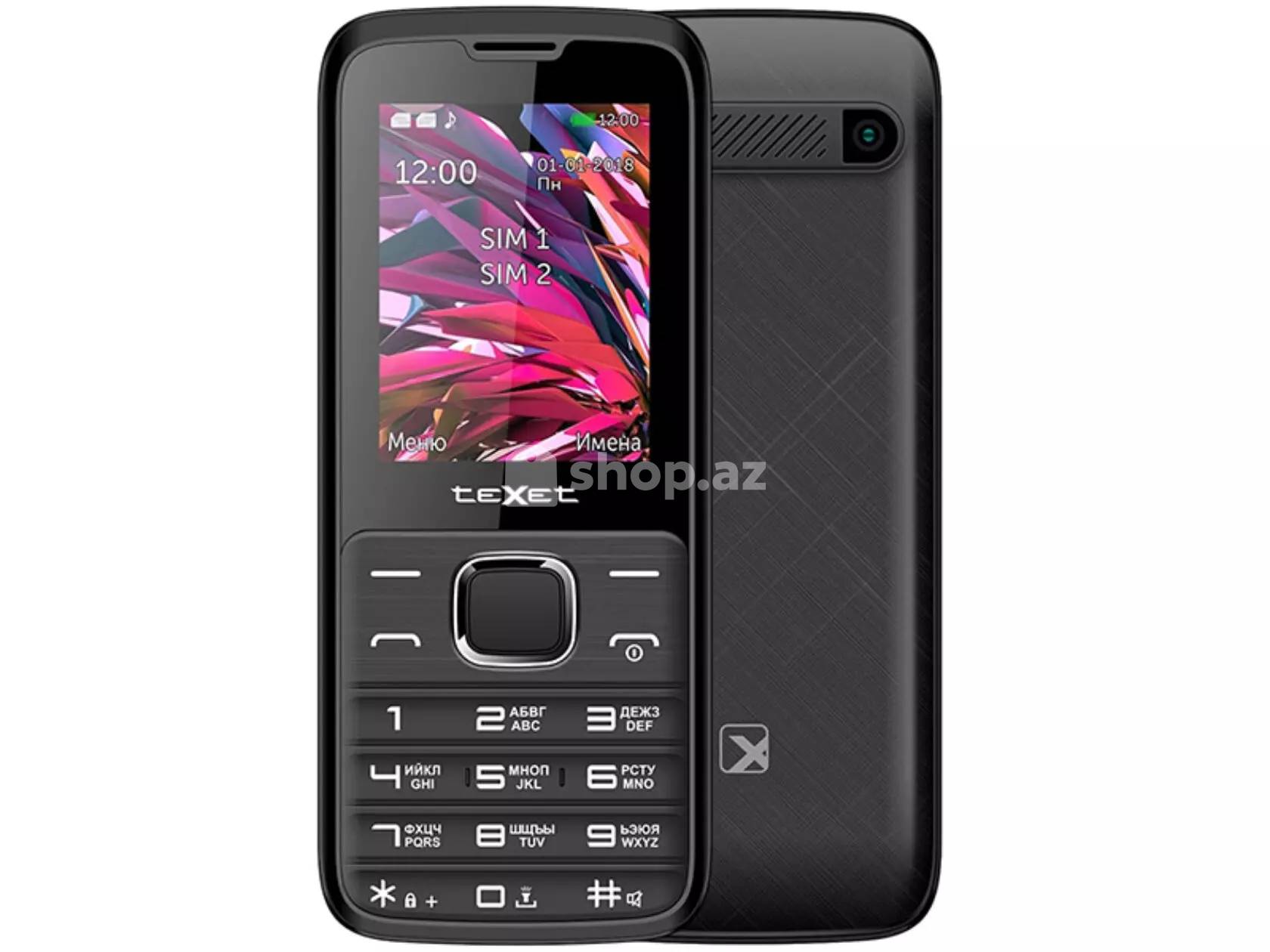 Mobil telefon Texet TM-D430 Black