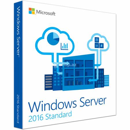  Ofis programı Microsoft Windows Svr Std 2016 x 64 Eng 1 pk DSP 16 Core