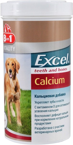 İtlər üçün vitamin 8in1 Calcium