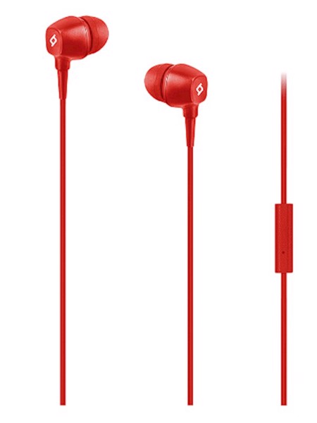 Qulaqlıq Ttec Pop In-Ear Headphones with Microphone , 3.5mm , Red