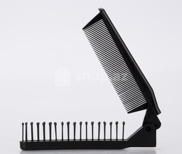 Daraq Miniso Dual Purpose Folding Comb (Black)