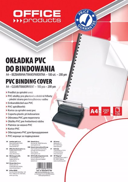 Cildləmə üzlüyü Office A4  200 q 20222015-90