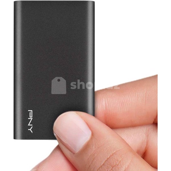 Xarici sərt disk PNY Elite 480GB USB 3.1 Gen 1 Portable Solid State Drive (SSD) - (PSD1CS1050-480-FFS)