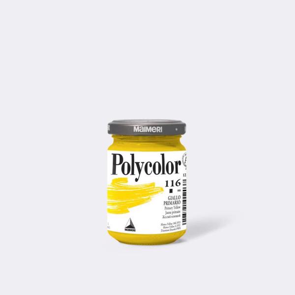 Akril boya Maimeri Polycolor Primary Yellow 140 ml
