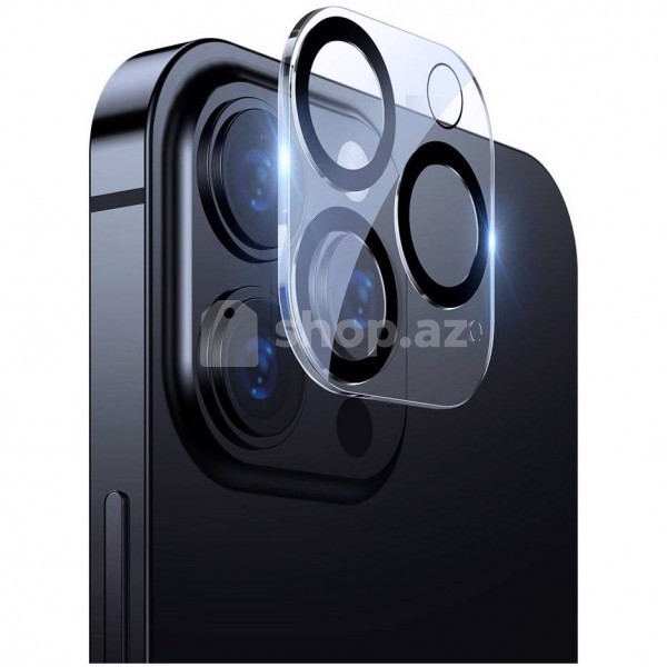 Qoruyucu şüşə Baseus Full-Frame lens film Triple  iPhone 13 Pro/13 Pro Max (SGQK000102)