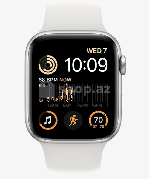 Smart saat Apple Watch SE 2 GPS 44 mm Silver Aluminum