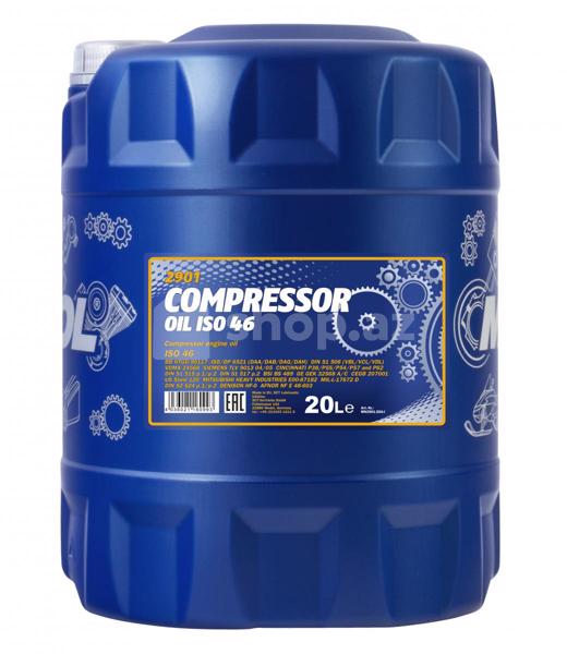 Kompressor yağı Mannol MN ISO 46 20 liter