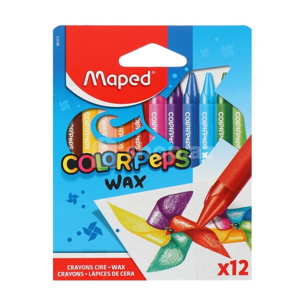 Melki rəngli Color'peps WAX 12 rəng