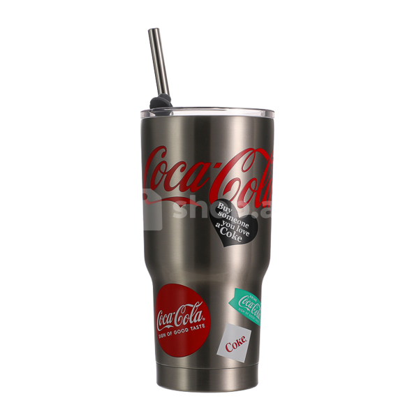 Termos Miniso Coca-Cola Steel Tumbler for Cold and Hot Drinks – 580mL (Silvery)