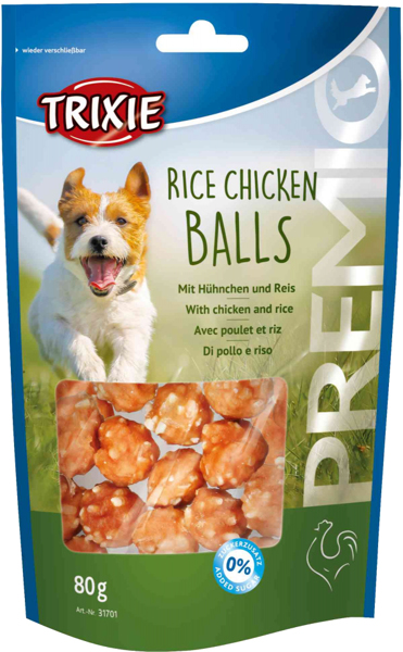 İtlər üçün toyuq ətli çərəz Trixie Balls With Chicken and Rice 80gr