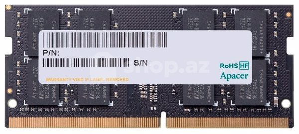 Əməliyyat yaddaşı Apacer SODIMM 4 GB PC-4 DDR4 2666 MHz for NB