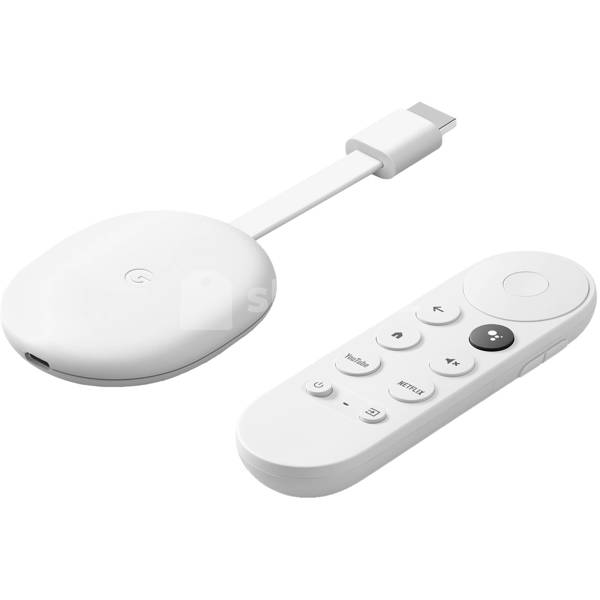 Media player Google Chromecast 4 - with Google TV - 4K - Snow