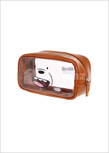 Kosmetika çantası Miniso We Bare Bears-Optical (Brown)