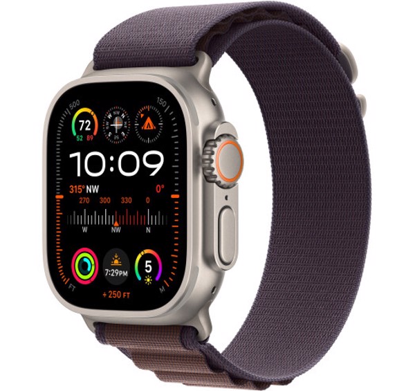 Smart saat Apple Watch Ultra Series 2 GPS + Cellular, 49mm,Indigo Alpine Loop