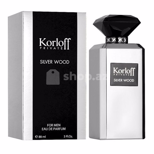 Kişilər üçün ətir Korloff SILVER WOOD EDP M 88 ML  