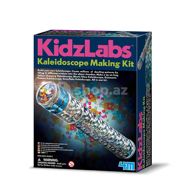 Təlim dəsti 4M Kidz Labs Kaleidoscope Making Kit