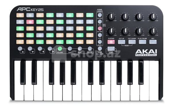 MIDI-klaviatura Akai APC25 Key