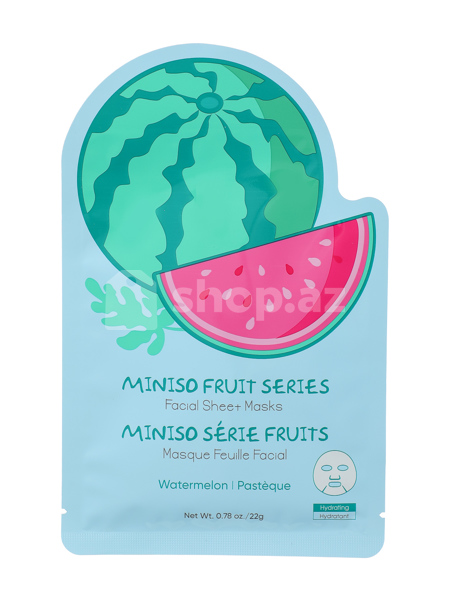 Nəmləndirici Maska Miniso Fruit Series Watermelon