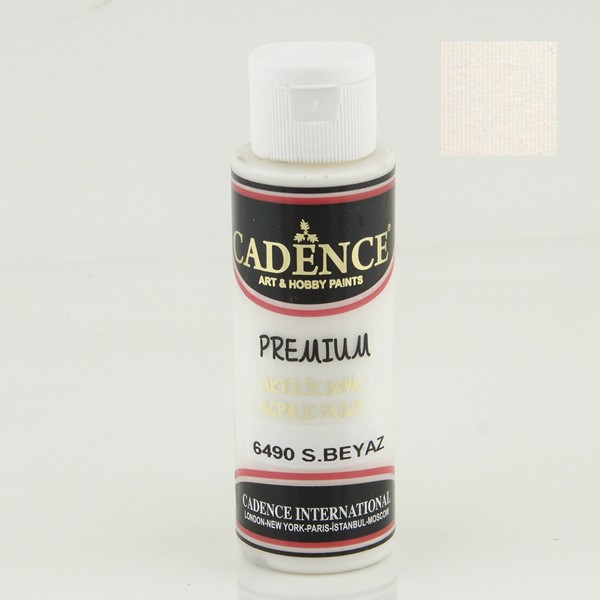 Dekorativ akril boya Cadence Premium 6490 Warm White 70 ml