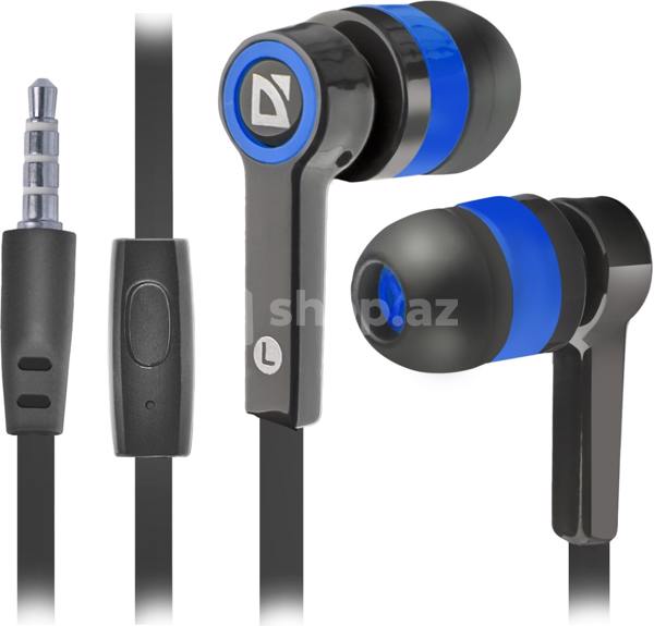 Qulaqlıq Defender Pulse 420 black + blue, in-ear