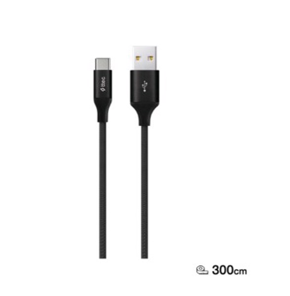 USB Type-C kabeli Ttec AlumiCable Type C Charge / Data Cable , 2.0, XXL , Black