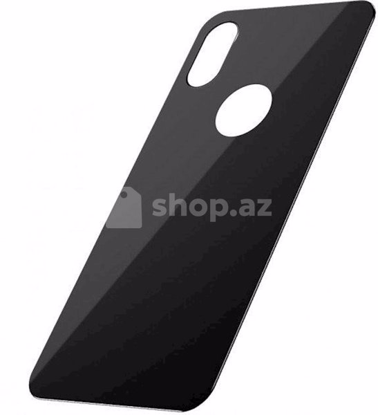 Qoruyucu şüşə Baseus Full Coverage Curved Tempered Glass rear Protector Sgapiph58-bm01 Apple iPhone X/XS Black