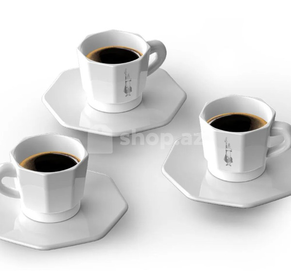 Fincan dəsti Bialetti Tazzine Perfetto White (4 əd)