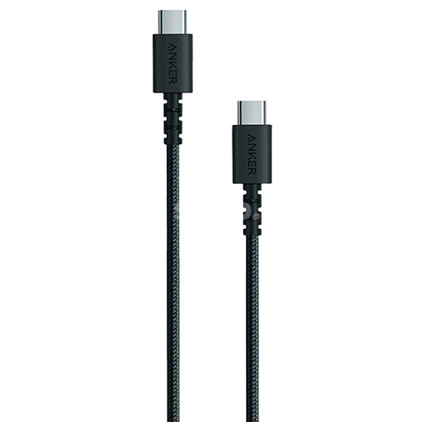 USB Type-C to USB Type-C kabeli Anker PowerLine Soft 1.8 m Black