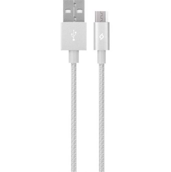 Micro USB kabeli Ttec AlumiCable Micro USB Charge/Data Cable,Silver 