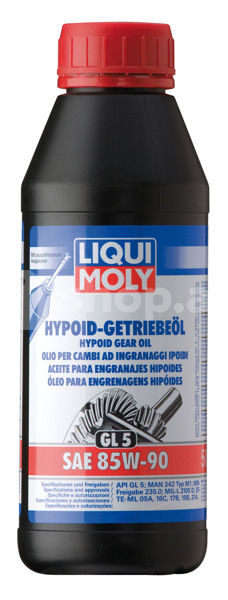 Transmissiya yağı Liqui Moly Hypoid Gear Oil (GL-5)  SAE 85W-90 