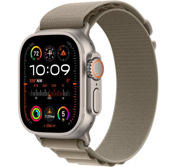 Smart saat Apple Watch Ultra Series 2 GPS + Cellular, 49mm,Olive Alpine Loop