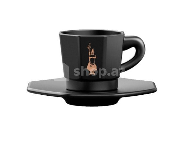 Fincan dəsti Bialetti Tazzine Perfetto Black (4 əd)