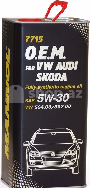 Mühərrik yağı Mannol MN 7715 O.E.M. for VW, AUDI, SKODA 5W-30 5 liter m
