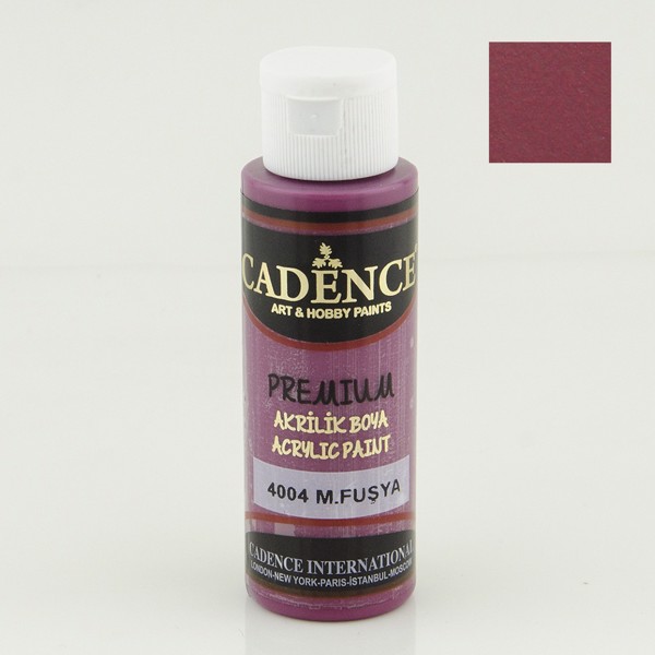 Dekorativ akril boya Cadence Premium 4004 Magenta 70 ml
