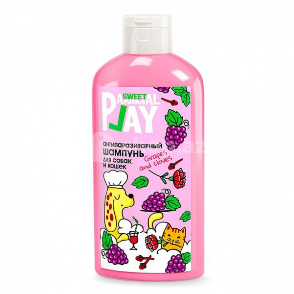 İtlər və pişiklər üçün şampun Animal Play 300 ml