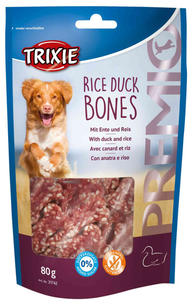 İtlər üçün ördək ətli çərəz Trixie PRIMEO Rice Bones 80 g