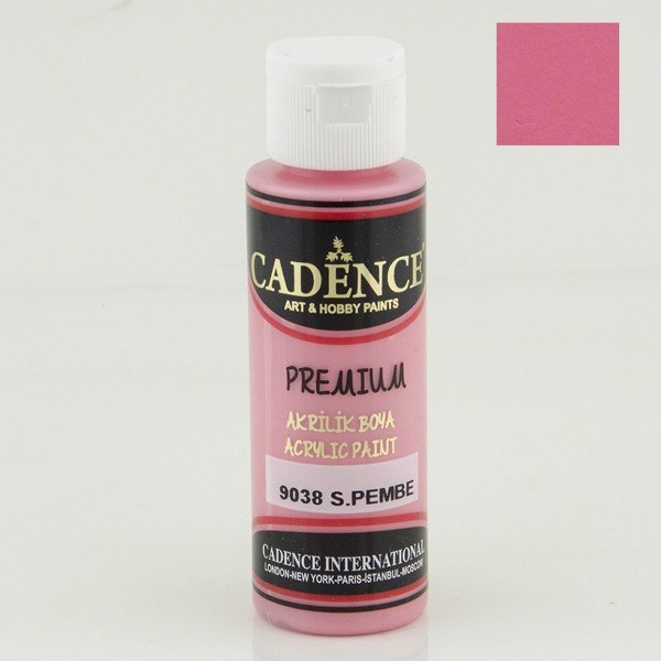 Dekorativ akril boya Cadence Premium 9038 Bubble Gum Pink 70 ml