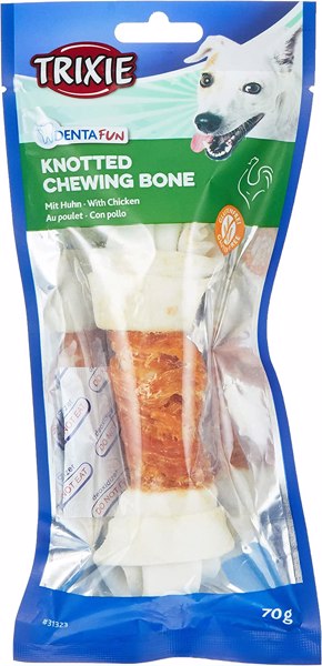 İtlər üçün toyuq ətli çərəz Trixie knotted Chewing Bone 220 gr