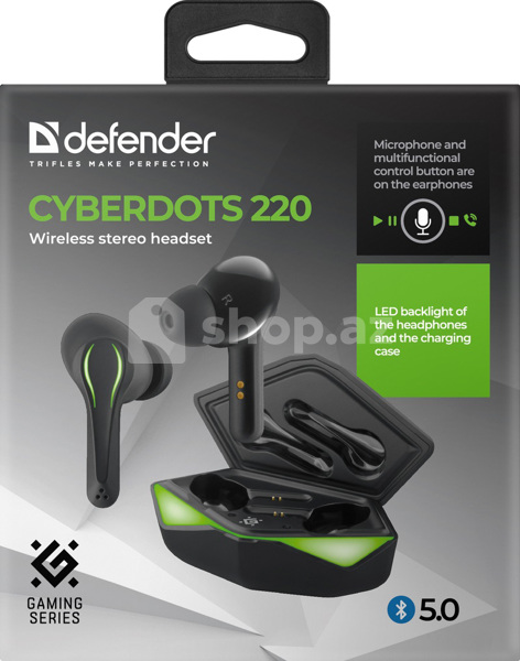 Qulaqlıq Defender CyberDots 220 TWS Black