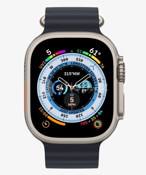 Smart saat Apple Watch Ultra GPS + Cellular, 49mm, Natural, Midnight Ocean Band