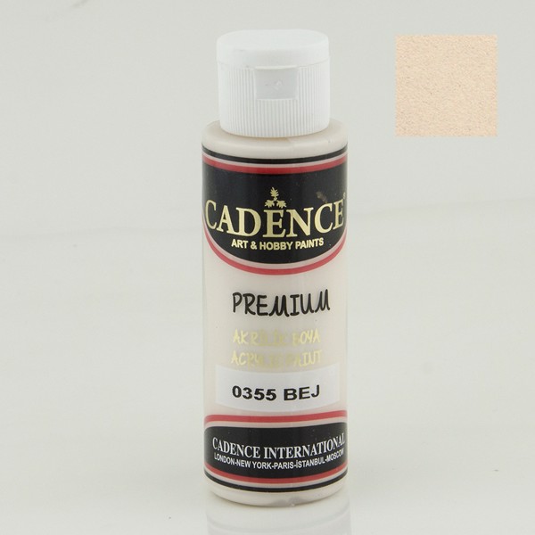 Dekorativ akril boya Cadence Premium 0355 Beige 70 ml
