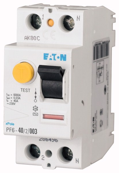   Eaton  Avtomatik açarı Dif PF6-40/2/003