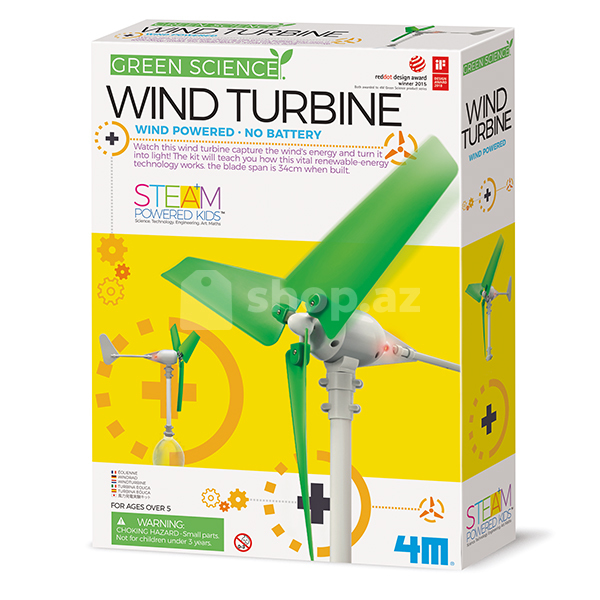 Təlim dəsti 4M Green Science Wind Turbine