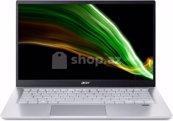 Noutbuk Acer Swift 3 SF314-511/14' Full HD IPS/ i3 1115G4/ 8GB/ 256 GB SSD/Free D/ Silver