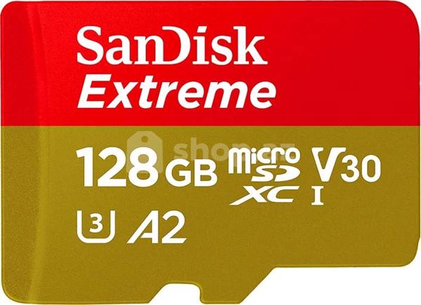 Yaddaş kartı Sandisk 128GB Extreme microSDXC UHS-I