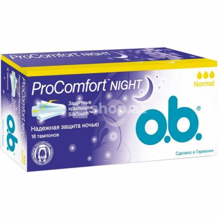  Tamponlar OB ProComfort Night Normal 10004800