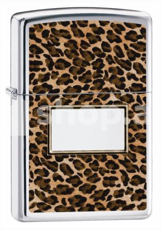  Alışqan Zippo Leopard  High Polish Chrome 28047