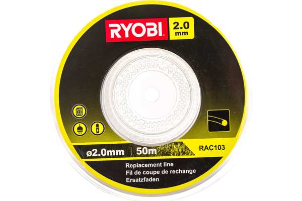 Trimmer üçün leska Ryobi RAC103, 50 m (2.0 mm)