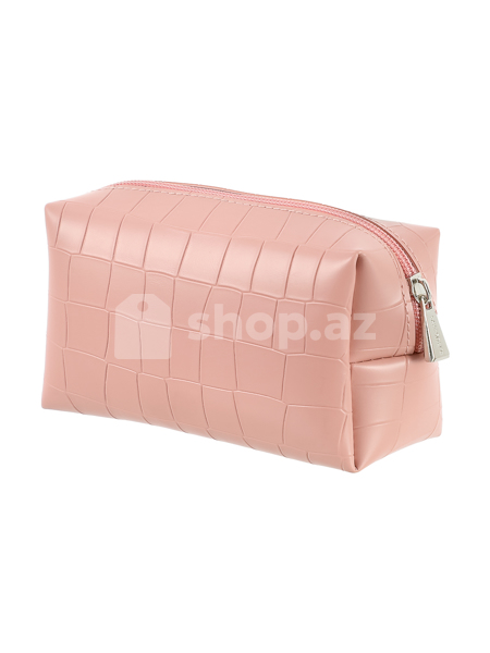 Kosmetika çantası Miniso Stone-patterned Rectangular (Pink)